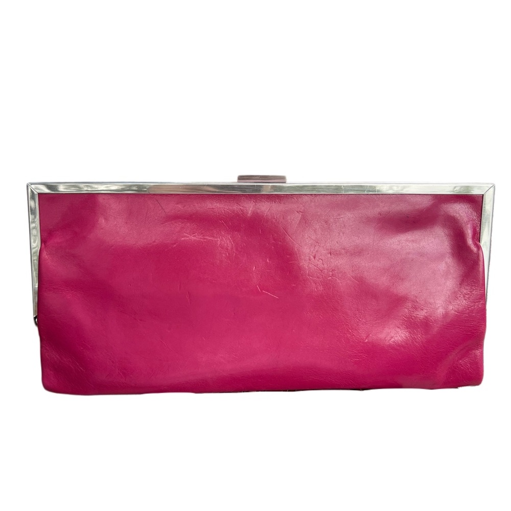 Vintage Hobo International Hot Pink Clutch Purse